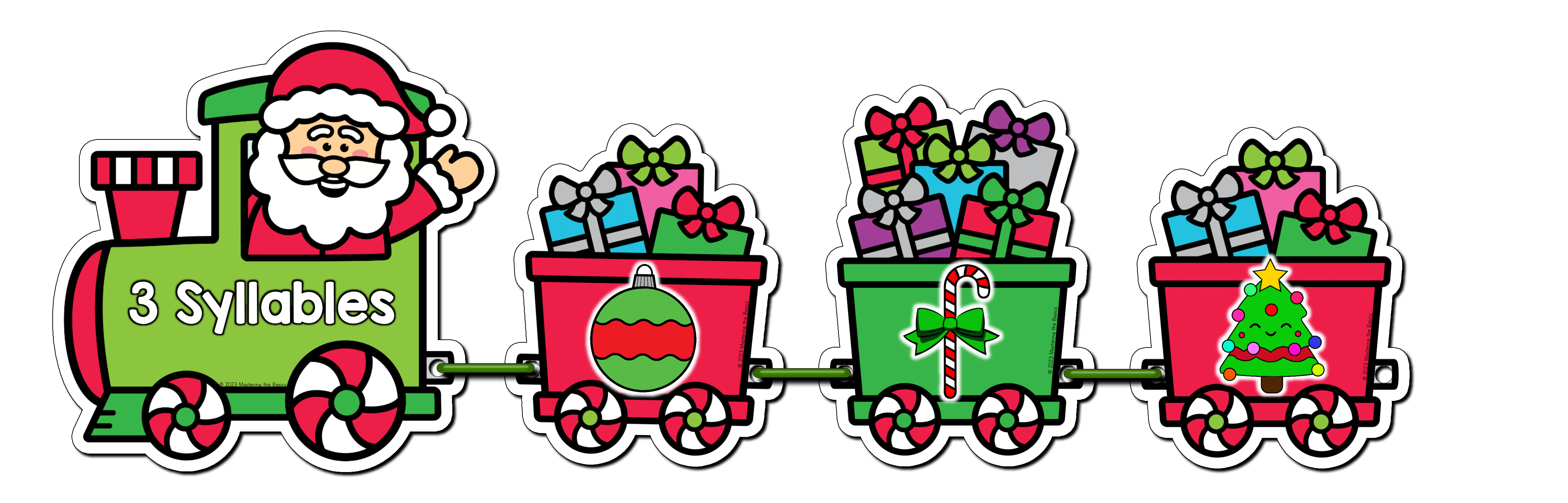 Christmas Syllable Train